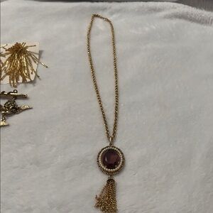 Vintage Avon Victorian Revival Tassel Necklace